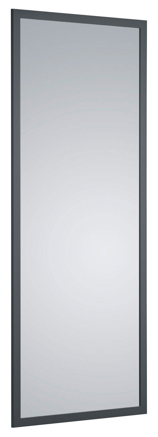 XORA Spiegel THEA Rechteckiger Spiegel mit schwarzem Rahmen, seitliche Perspektive