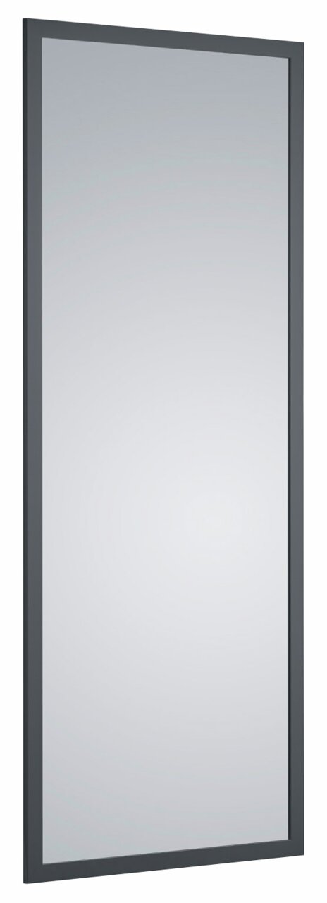 XORA Spiegel THEA Rechteckiger Spiegel mit schwarzem Rahmen, seitliche Perspektive