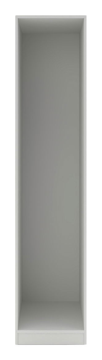 Hom´in Kleiderschrank Korpus UNIT Grauer Kleiderschrank Korpus, frontal betrachtet, ohne Türen oder Regalböden.