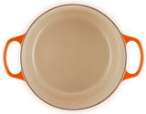 Bräter 26cm hoch Signature in Orange, Draufsicht