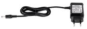 Netzteil für Tischleuchte, seitliche Perspektive, schwarzes Kabel mit Stecker und LED-Treiber.
