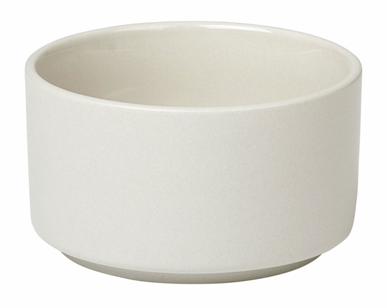 blomus Snackschale 130ml PILAR Snackschale PILAR in Moonbeam-Farbe, seitliche Perspektive