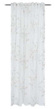 Fertigvorhang VICTORIA mit floralem Muster, frontalansicht