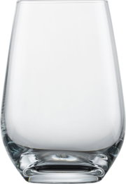 Klares Wasserglas Forte in Frontalansicht
