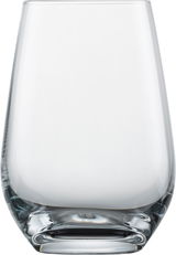 Klares Wasserglas Forte in Frontalansicht