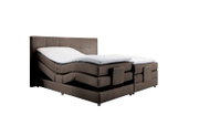 Boxspringbett mit verstellbaren Matratzen, seitliche Perspektive