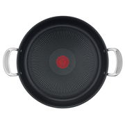 Servierpfanne mit Antihaftbeschichtung und zwei Griffen, Draufsicht