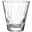 Klares Trinkglas Twist 220ml von Leonardo mit elegantem, gedrehtem Design, seitliche Perspektive.