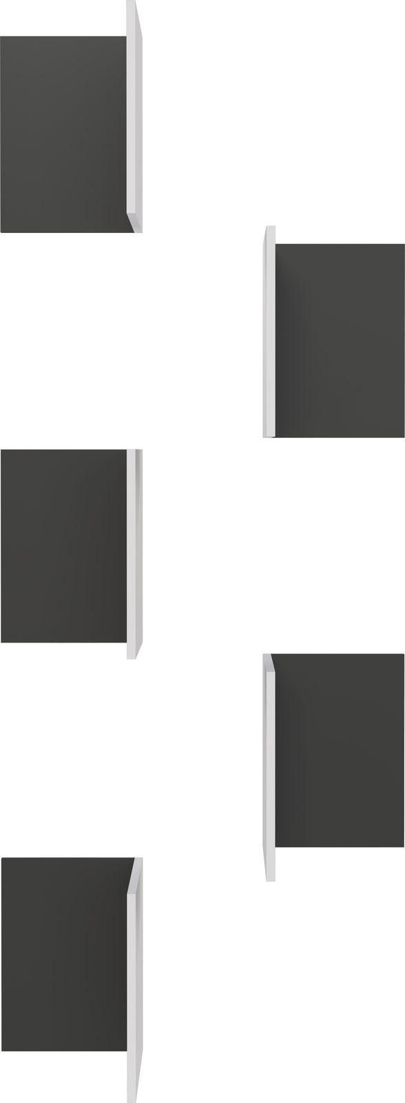 Facheinsätze 5er-Set, seitliche Perspektive