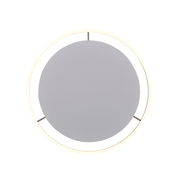 Runde Deckenleuchte RITUS mit modernem Design, von unten betrachtet