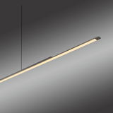 Moderne Pendelleuchte PURE Surface in seitlicher Perspektive, schlankes Design mit warmem Licht.