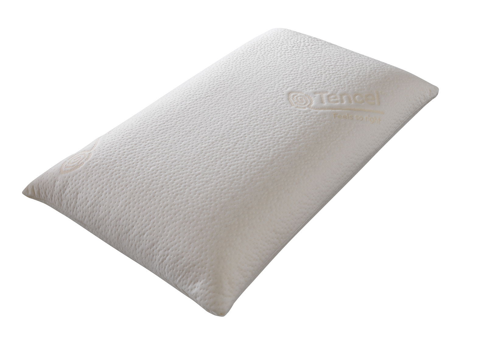 Schlafkissen aus Tencel in schräger Perspektive