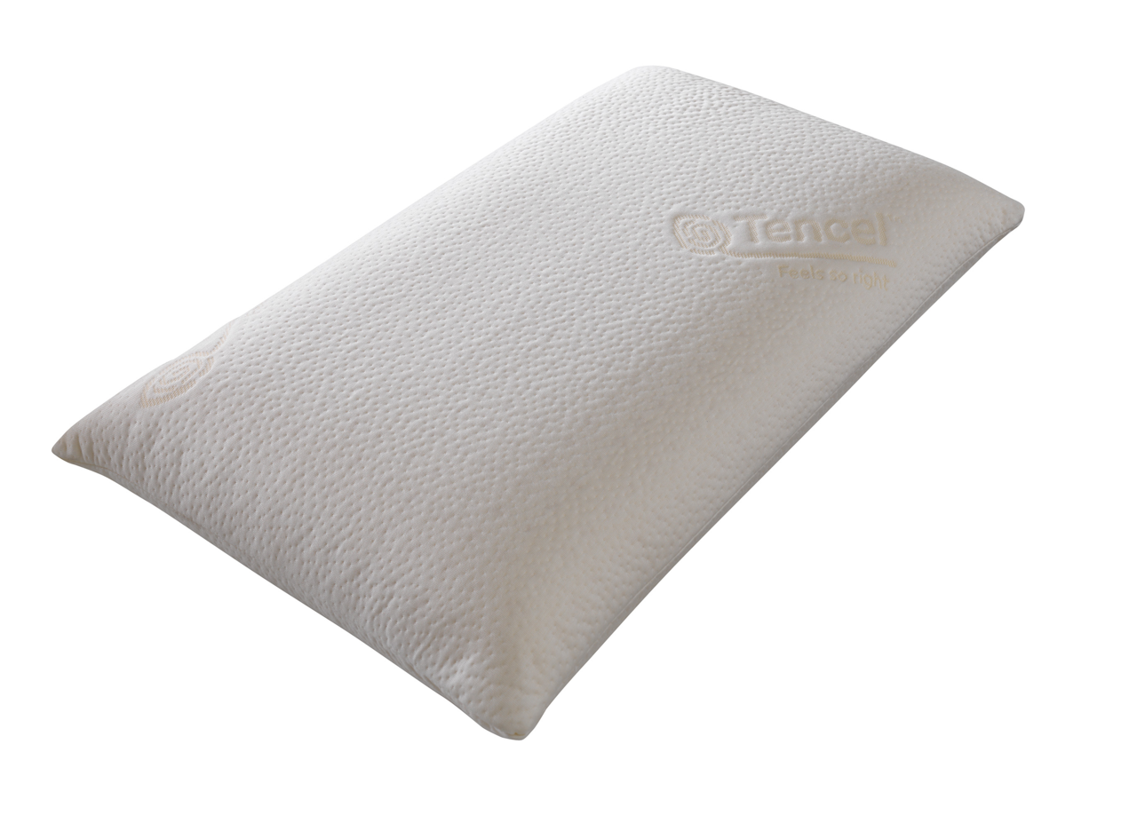 Schlafkissen aus Tencel in schräger Perspektive