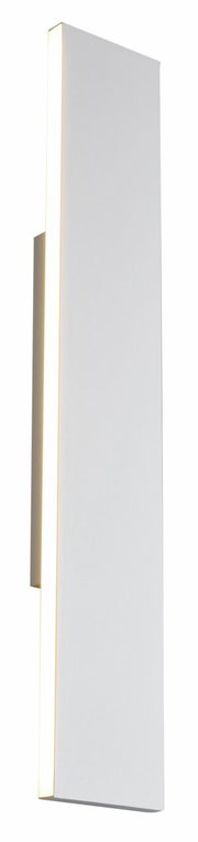 Moderne Wandleuchte Concha in rechteckiger Form, seitliche Perspektive