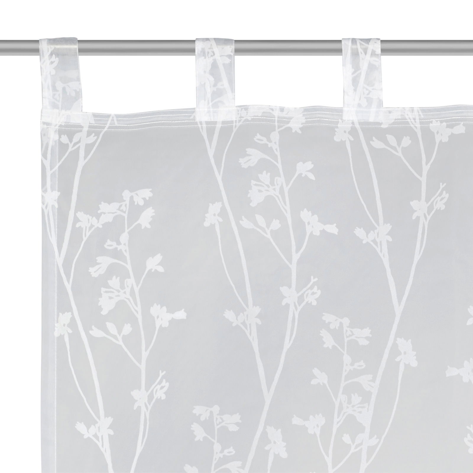 Schlaufenschal Florence mit floralem Muster, Vorderansicht