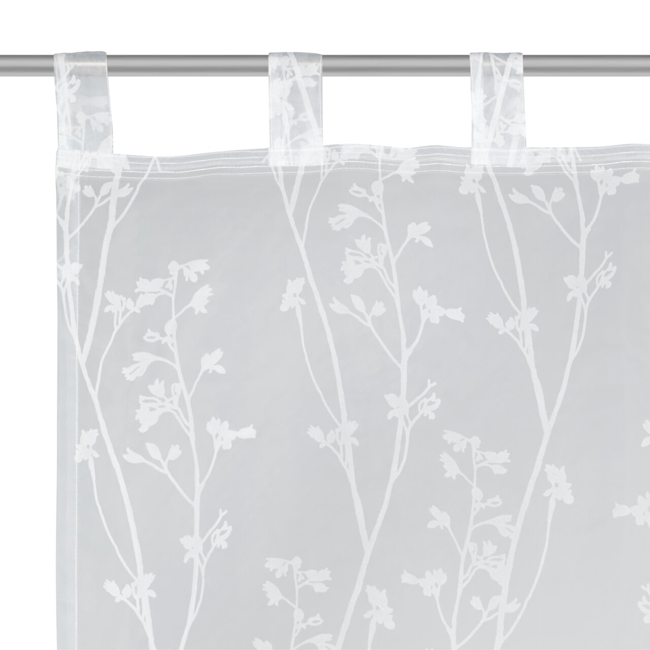 Schlaufenschal Florence mit floralem Muster, Vorderansicht