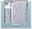 Lunchset Campus Sailors Bay von Mepal, bestehend aus einer Brotdose und einer Trinkflasche mit maritimem Design, Vorderansicht