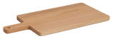 Holz-Schneidebrett mit Griff, seitliche Perspektive