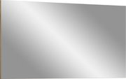 Rechteckiger Wandspiegel mit schlichtem Rahmen, frontale Ansicht