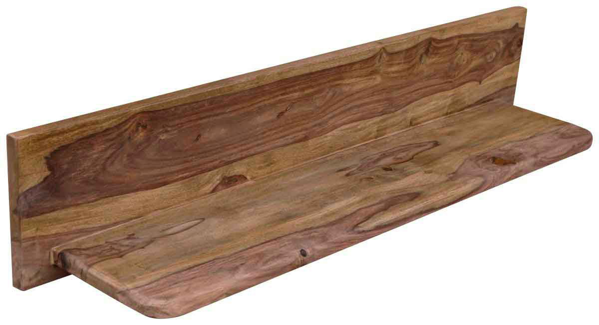 Holz-Wandboard in seitlicher Perspektive mit natürlicher Maserung