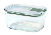 Glas Frischhaltedose Easyclip aus seitlicher Perspektive