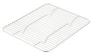 Metallrost aus der Vogelperspektive, ideal für Backformen Set 6-tlg.