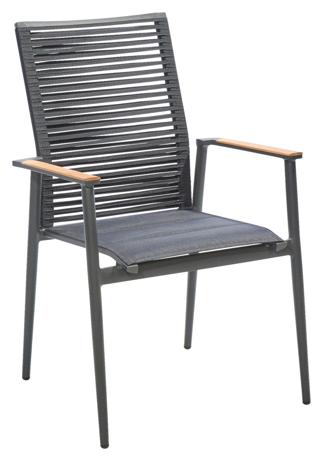 Musterring Sessel MR AMSTERDAM Moderner Sessel mit Metallrahmen und Holzarmlehnen, seitliche Perspektive