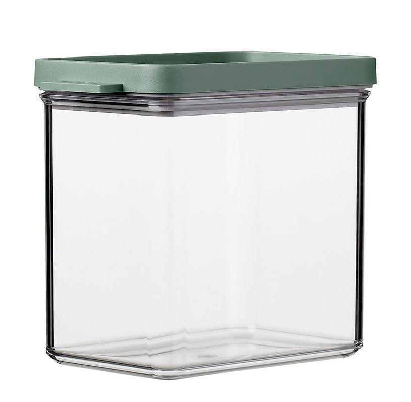Mepal Vorratsdose Nordic Sage OMNIA Vorratsdose mit grünem Deckel, seitliche Perspektive