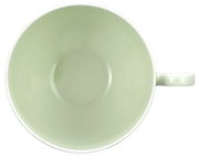 Milchkaffeeobertasse 0,35 l in sanftem Grün, Ansicht von oben