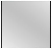 Rechteckiger Spiegel mit schwarzem Rahmen, Frontalansicht