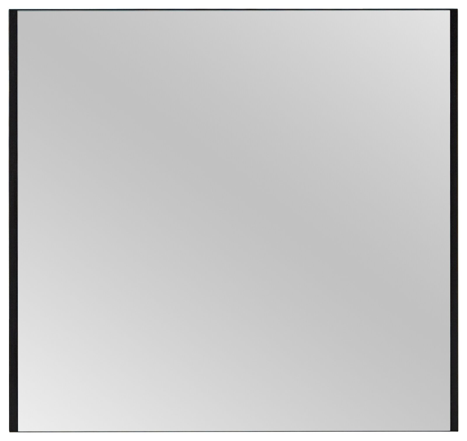 Rechteckiger Spiegel mit schwarzem Rahmen, Frontalansicht