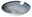Blauer Teller Franco 21cm, seitliche Perspektive