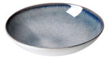 Blauer Teller Franco 21cm, seitliche Perspektive