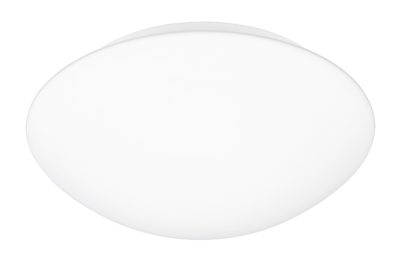 Runde, weiße Deckenleuchte DANIA aus der Vogelperspektive