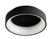 Moderne schwarze Deckenleuchte SHAY von WOFI Leuchten, seitliche Perspektive