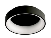 Moderne schwarze Deckenleuchte SHAY von WOFI Leuchten, seitliche Perspektive