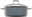 Topf aus dem Topfset Essential Black, frontal mit Glasdeckel und seitlichen Griffen