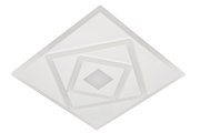Moderne LED-Deckenleuchte in geometrischem Design, Draufsicht