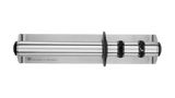 Messerschärfer TWINSHARP aus Edelstahl, seitliche Perspektive