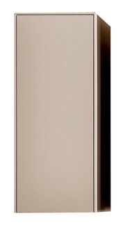 Moderner Hängeschrank in Beige, Frontalansicht