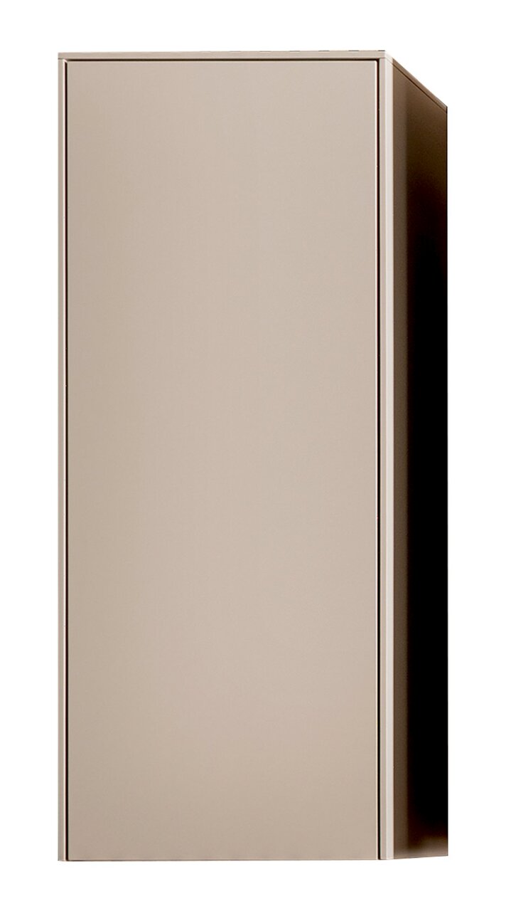 Moderner Hängeschrank in Beige, Frontalansicht