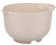 Beige mengkom met een inhoud van 1500 ml, zijaanzicht