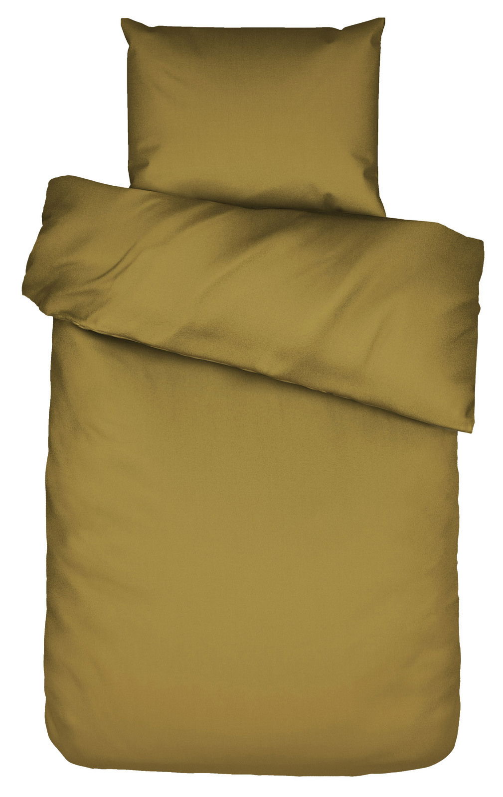 Goldene Bettwäsche 155x220cm, Draufsicht