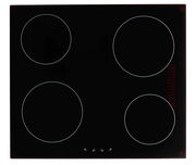 Glaskeramik-Kochfeld mit vier Kochzonen, Draufsicht