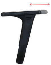 Seitliche Ansicht einer verstellbaren Armlehne für einen Gaming Stuhl.