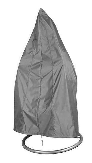 Zurbrüggen Hängekorbhülle AeroCover Graue Hülle für Hängekorb, frontal fotografiert