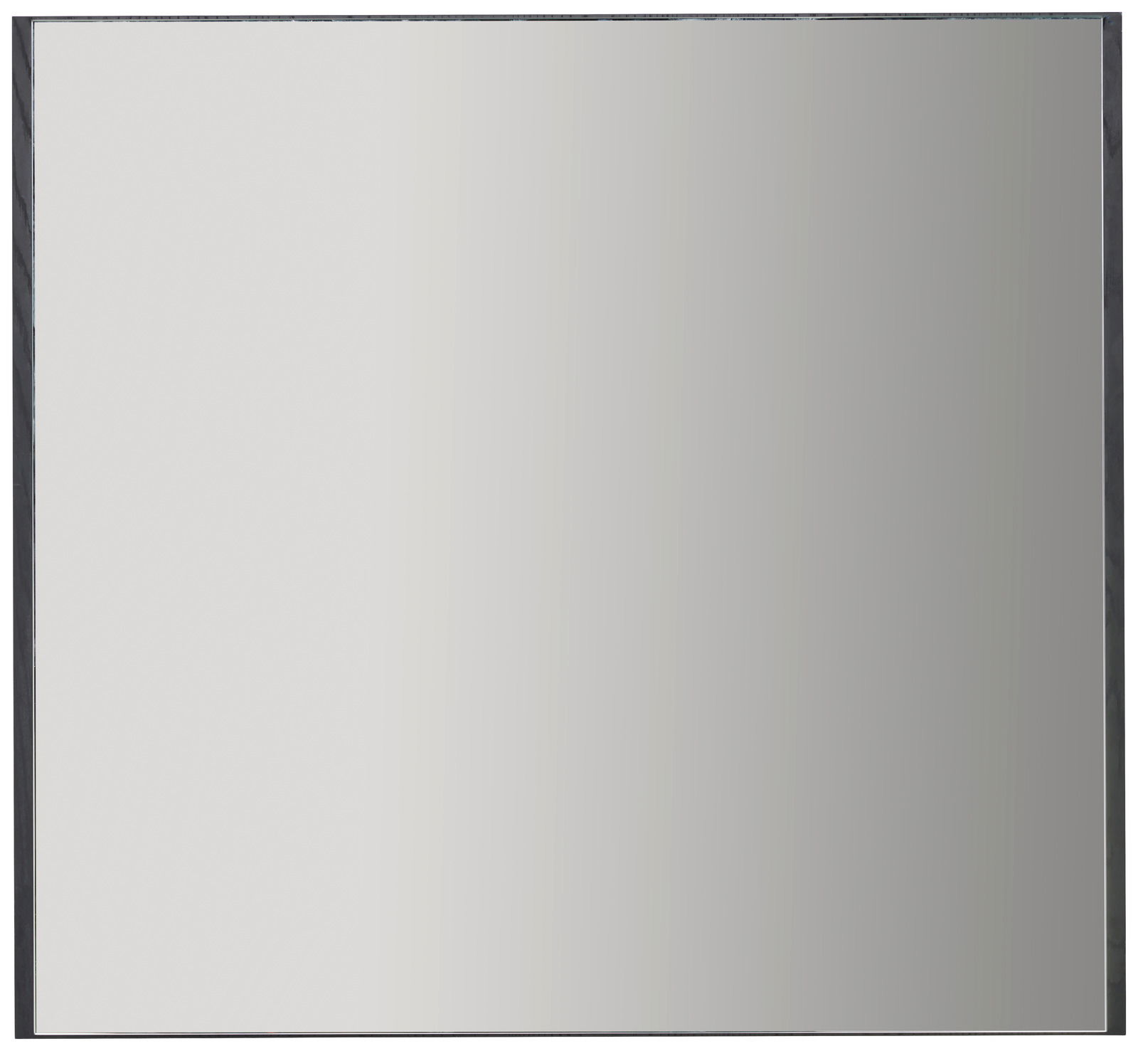 Rechteckiger Spiegel in Frontalansicht mit schlichtem Design