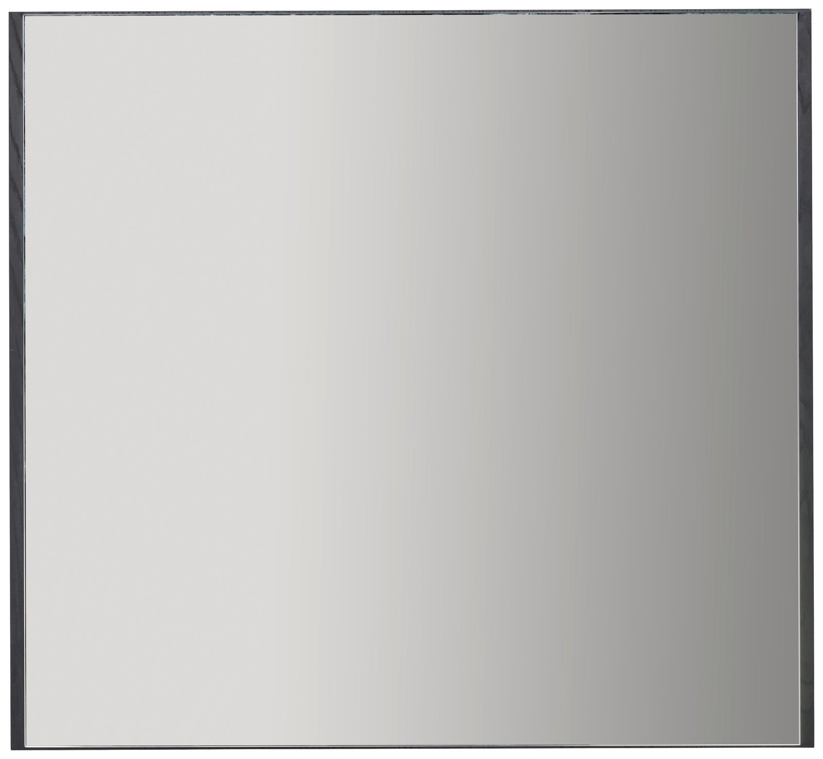 Rechteckiger Spiegel in Frontalansicht mit schlichtem Design