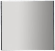 Rechteckiger Spiegel in Frontalansicht mit schlichtem Design