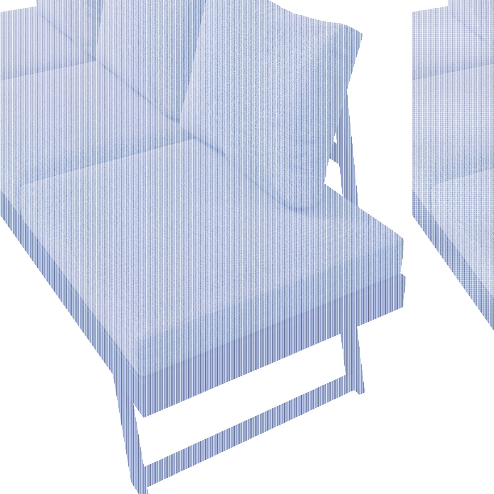 Graues Lounge-Sofa mit Kissen, seitliche Perspektive